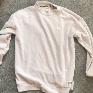 Pink VS towel material sweater